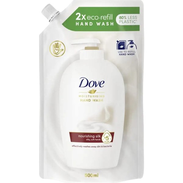 Dove Fine Silk - Sapone Liquido Pouch - Ricarica Da 500 Ml-image