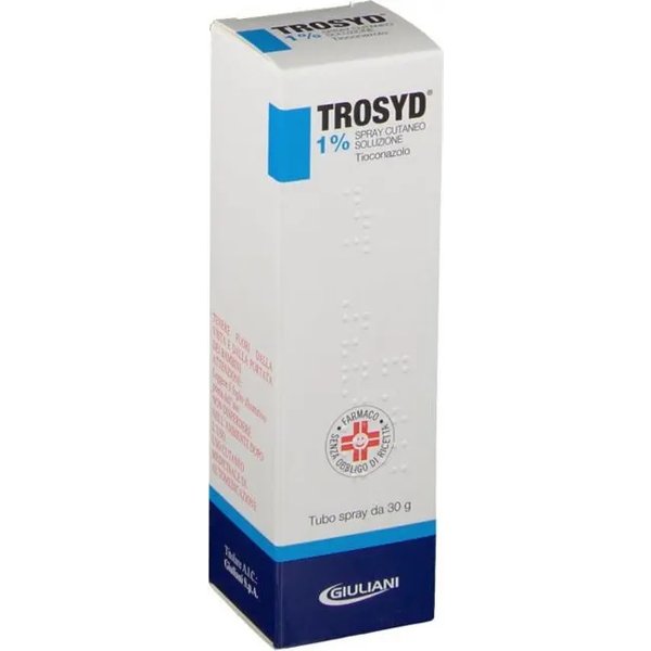 Trosyd 1% 30 G - Spray Per Il Trattamento Delle Dermatomicosi-image