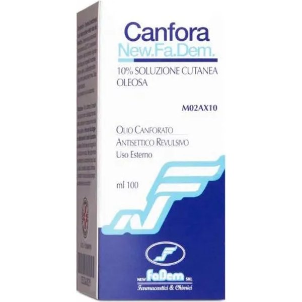 Canfora 10% Soluzione Oleosa - antisettico analgesico 100 ml-image