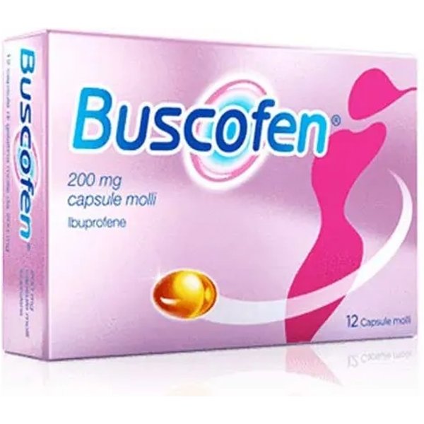 Buscofen 200 mg - antidolorifico 12 capsule molli-image