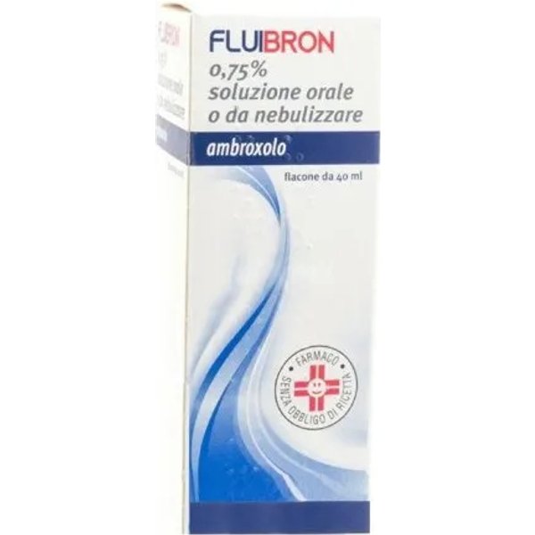 Fluibron 0,75% - Soluzione orale o da nebulizzare per affezioni respiratorie acute flacone 40 ml-image