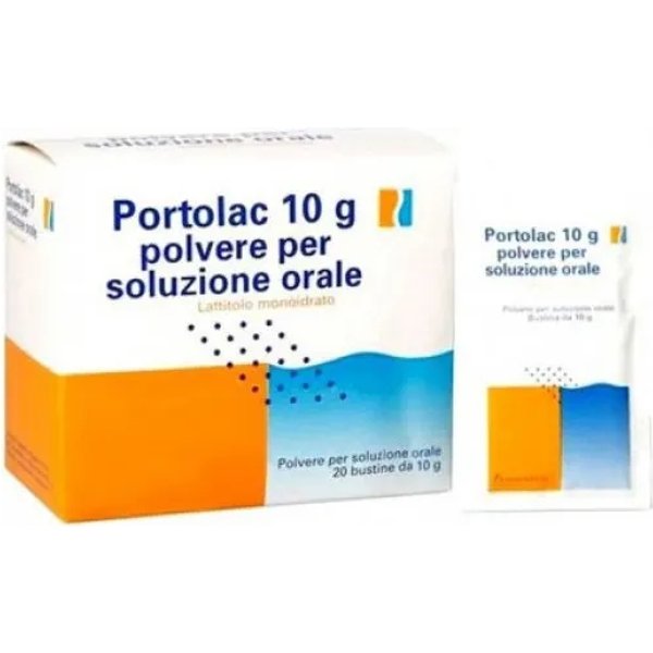 Portolac - polvere per soluzione orale contro la stitichezza 20 bustine da 10 g-image
