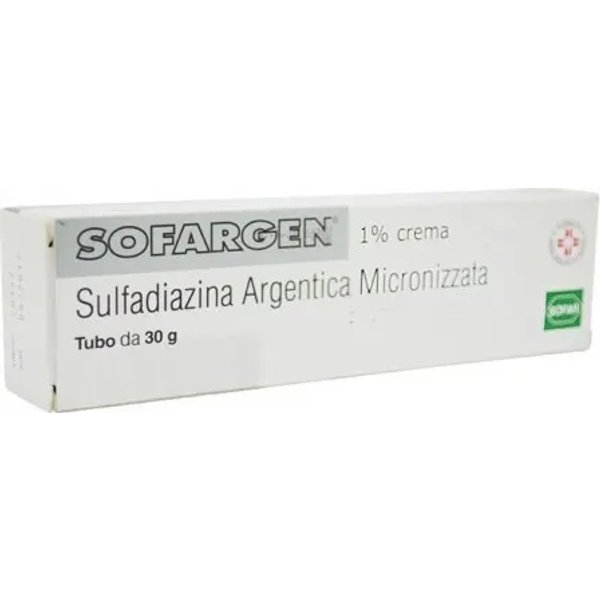 Sofargen 1% Crema 30 g - per ferite ustioni e piaghe-image