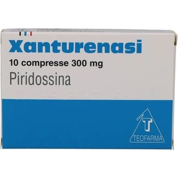 Teofarma Xanturenasi 300 Mg - Terapia E Profilassi Delle Carenze Di Vitamina B6 10 Compresse-image