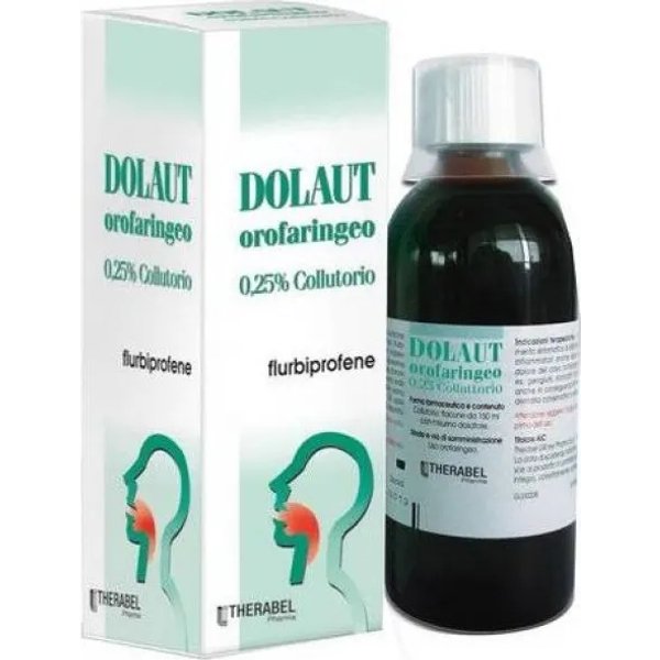 Dolaut Orofaringeo 0,25% - collutorio analgesico ed antinfiammatorio del cavo orale 150 ml-image