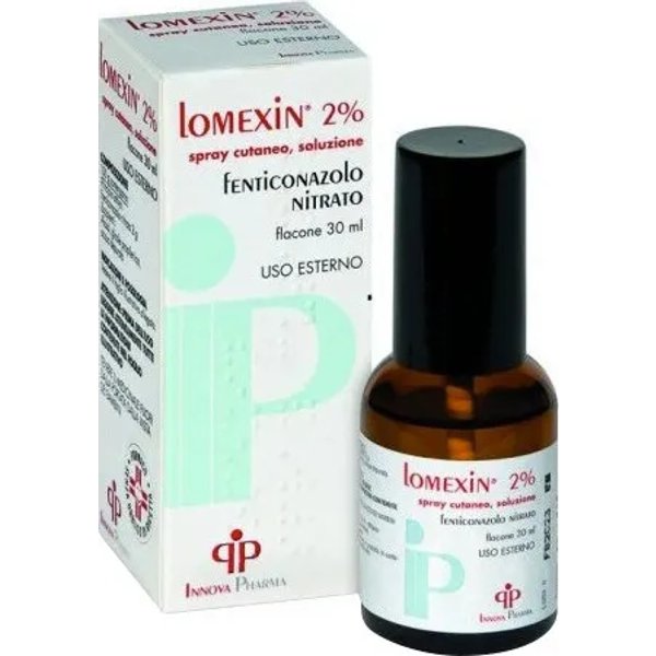 Lomexin 2% - Spray Cutaneo Per Trattamento Di Dermatomicosi E Candida 30 Ml-image