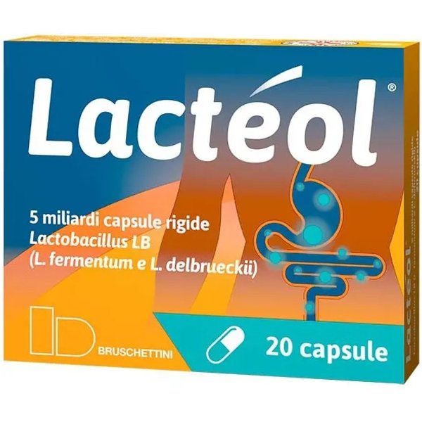 Lacteol 5 Miliardi - 20 Capsule per i trattamento della diarrea-image