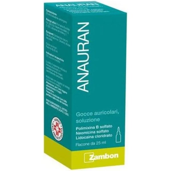Anauran Gocce Auricolari per otite acuta e cronica 25 ml-image