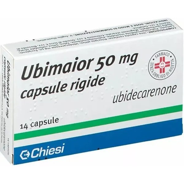 Ubimaior 50 Mg - Farmaco A Base Di Ubidecarenone 14 Capsule Rigide-image