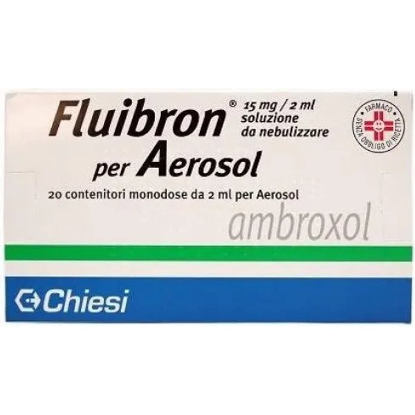 Fluibron Aerosol 15mg/2ml 20 flaconcini - per affezioni respiratorie-image