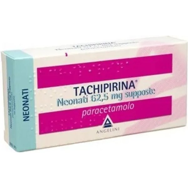 Tachipirina Neonati 62,5 mg - analgesico antipiretico 10 supposte-image