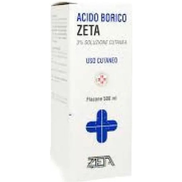 Acido Borico 3% Soluzione Cutanea - Antisettico 500 Ml-image