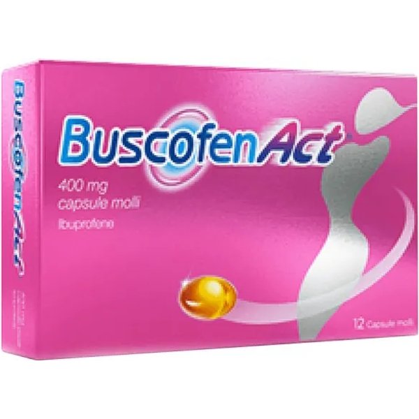 Buscofenact 400 mg - antidolorifico 12 capsule molli-image