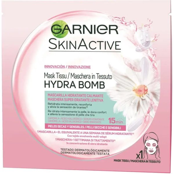 Garnier Skinactive Hydra Bomb Maschera In Tessuto Super Idratante Lenitiva Pelli Secche E Sensibili-image