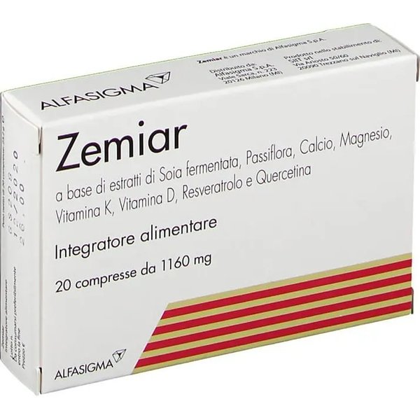Zemiar 20 Compresse Da 1160 Mg - Integratore Per La Menopausa-image