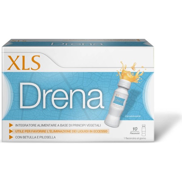 Xls Medical Xl-S Drena 10 Flaconcini Da 70 Ml - Integratore Drenante-image
