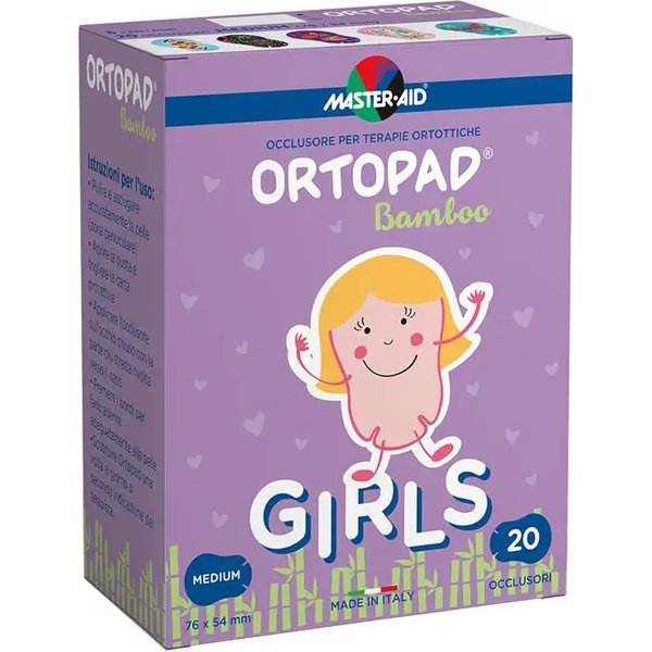 Ortopad Occlusore Autoadesivo Per Terapie Ortottiche - 20 Bende Girls M-image