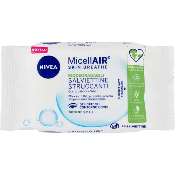 Nivea Salviettine Struccanti Con Acqua Micellare 25 Salviette-image