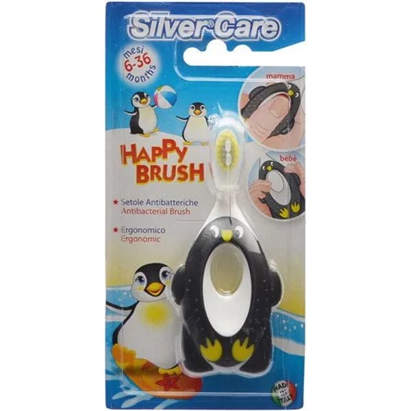 Silver Care Happy Brush Spazzolino Per Bambini Con Manico Ergonomico 6-36 Mesi-image