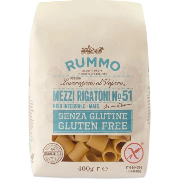 Mezzi Rigatoni Senza Glutine 400 gr-image