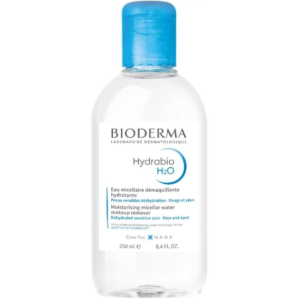 Naos Bioderma Hydrabio H2O - Soluzione Micellare Detergente Struccante Idratante Per Viso E Occhi 250 Ml-image