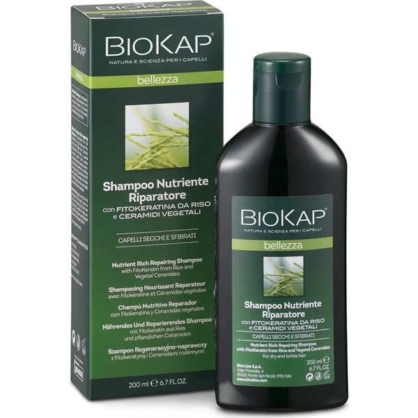 biokap - shampoo nutriente riparatore 200 ml-image