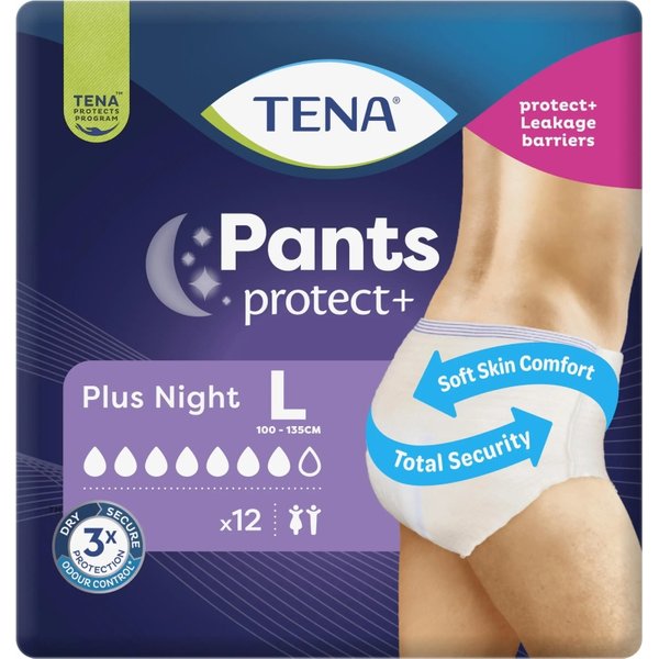 Tena Pants Night - 12 Mutandine Assorbenti Per Incontinenza Plus Taglia L-image