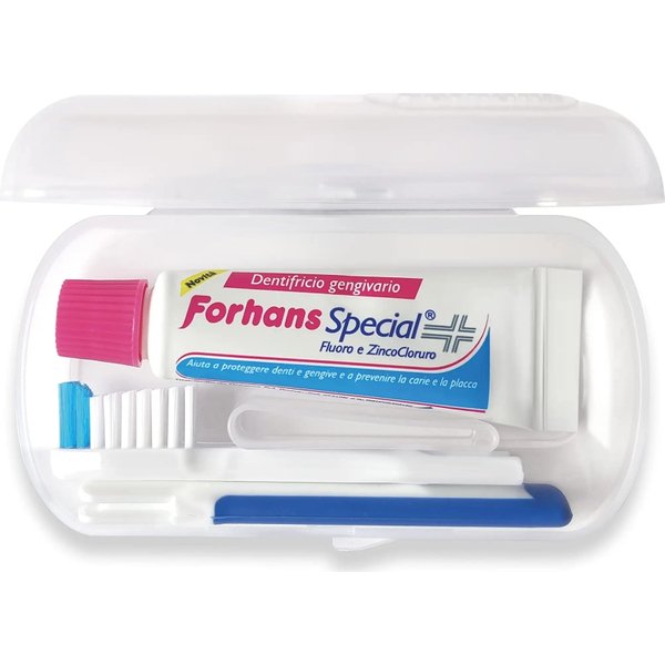 Forhans Travel Kit Per Igiene Orale - Spazzolino + Dentifricio-image