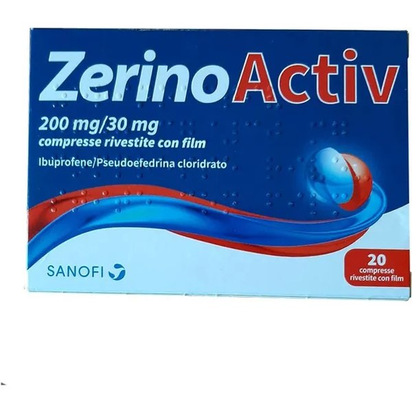 zerinodek 200mg+30mg per il mal di gola 20 compresse-image