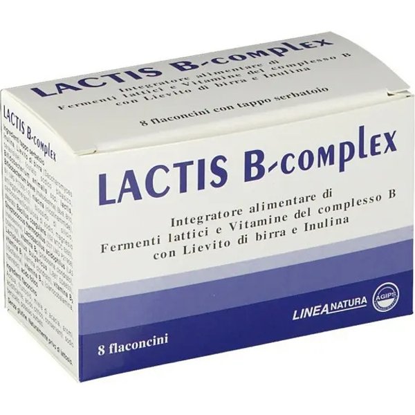 Lactis B Complex 8 Flaconcini Da 10 Ml - Integratore Di Fermenti Lattici-image