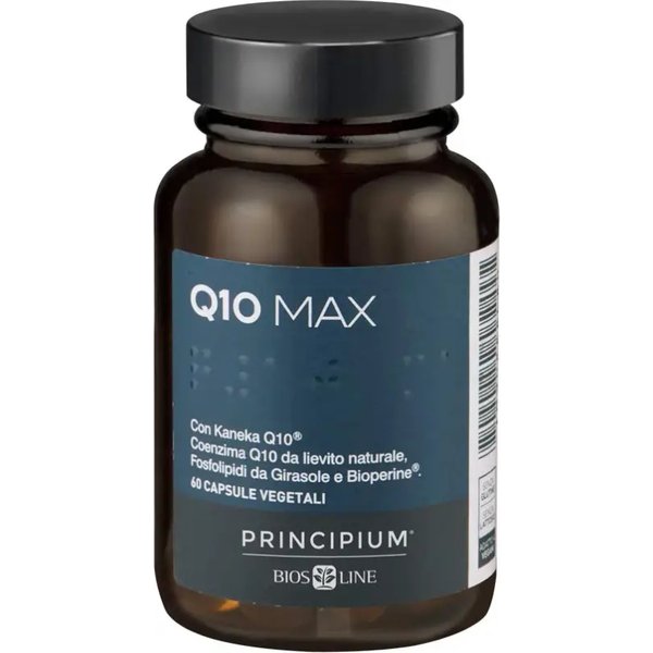 q10 max 200 mg integratore alimentare per l'apparato cardiovascolare 60 capsule-image