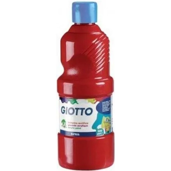 Giotto Tempera Acrilica Colore Rosso 500 Ml-image