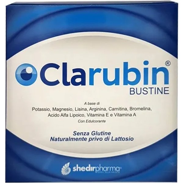Clarubin - integratore per le miodesopsie della vista 20 bustine-image