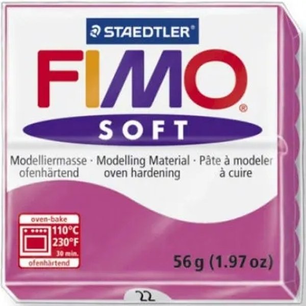 Staedtler Pasta Per Modellare Fimo Soft Normale 57G Color Lampone-image
