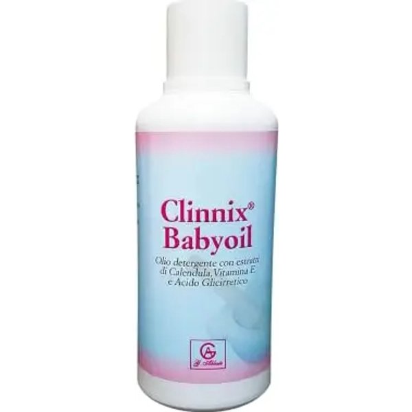 Abbate Gualtiero Clinnix Babyoil - Olio Detergente Con Calendula Acido Glicirretico E Vitamina E 500 Ml-image