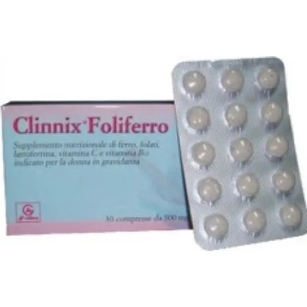 Clinnix Foliferro 30 Compresse - Integratore Per La Gravidanza-image