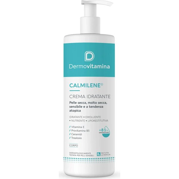 Dermovitamina Calmilene - Crema Idratante Per Pelle Secca E Sensibile 500 Ml-image