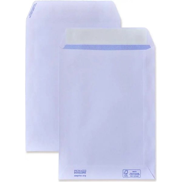 Pigna Buste A Sacco Bianche 190X260Mm 80Gr - Confezione Da 500 Buste-image
