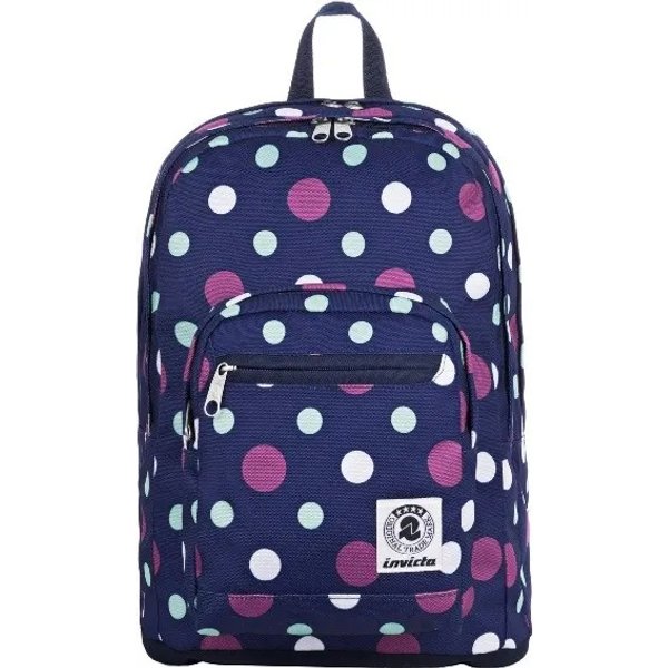 Invicta Zaino Scuola Format Plus Colore Blu Pois-image