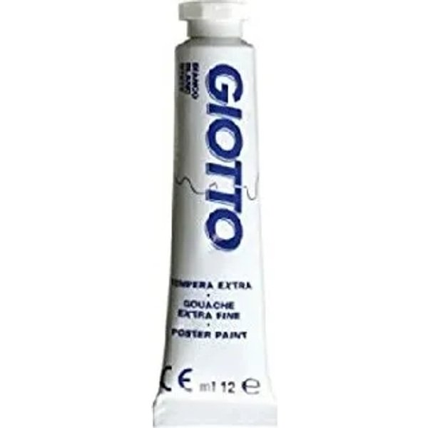Giotto Tempera Colore Bianco Tubo 4 Confezione 6 Tubetti Da 12 Ml-image