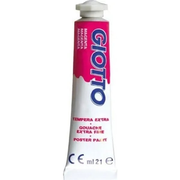 Giotto Tempera Extra Fine N.10 Magenta 6 Tubetti Ad 21 Ml-image