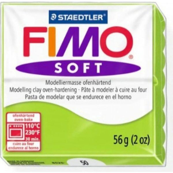 Staedtler Fimo Soft - Pasta Per Modellare N.050 Mela Verde 57G-image