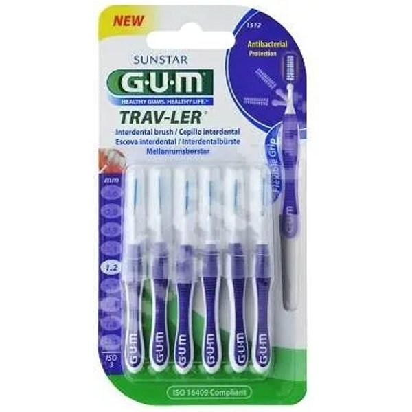 Trav-ler interdental brush - 6 scovolini interdentali 1.2 mm-image