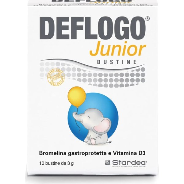 Deflogo junior 10 bustine - integratore per l'infanzia-image