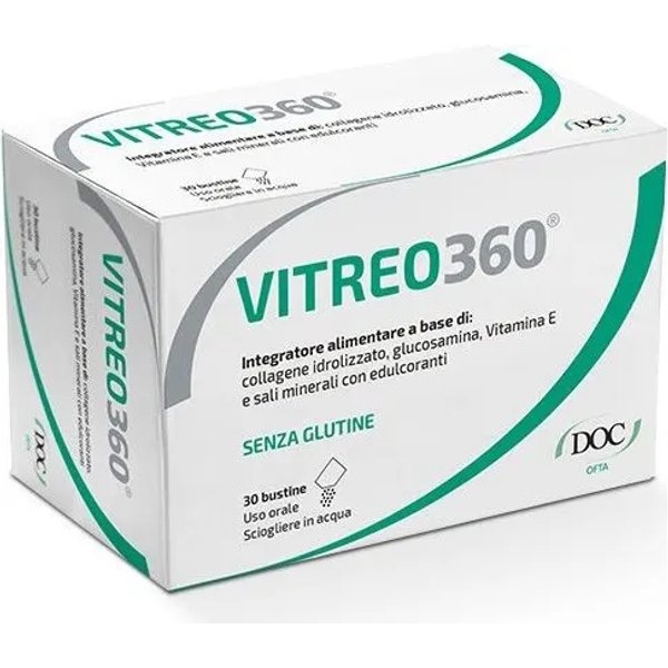 vitreo 360 30 bustine - integratore alimentare a base di collagene-image