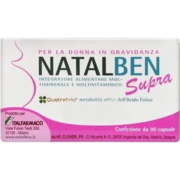 natalben supra - integratore alimentare per la gravidanza 90 capsule molli-image