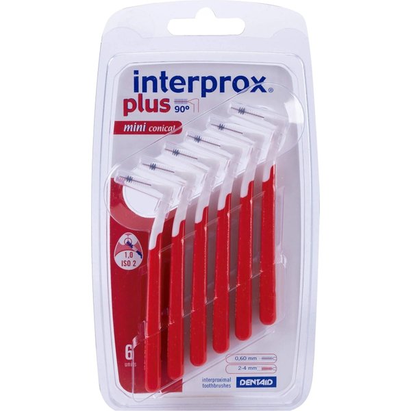 Interprox Plus - 6 Scovolini mini conici rossi interdentali-image