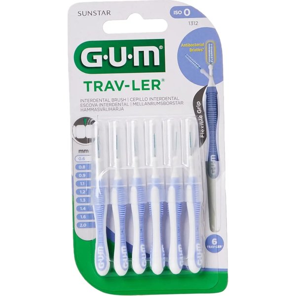 Scovolino Interdentale Travler da viaggio 0,6 mm 6 scovolini-image