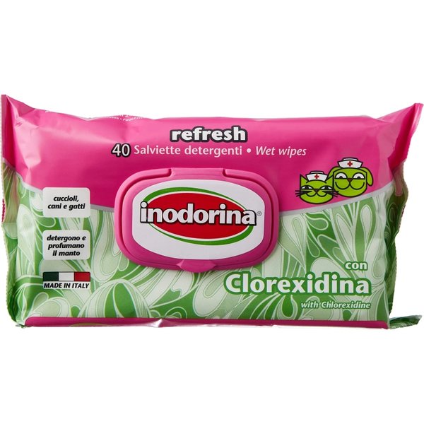 Inodorina Refresh Salviette Umidificate Alla Clorexidina 40 Salviettine-image