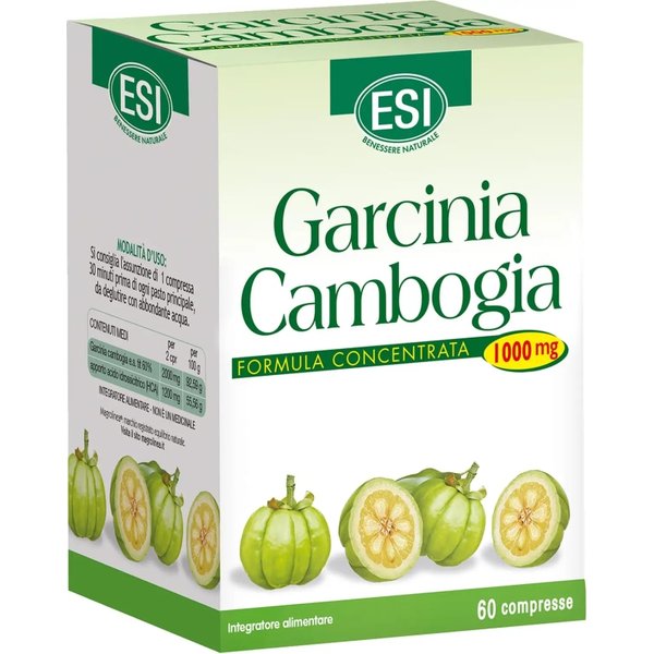 Garcinia Cambogia 1000 mg 60 compresse - Integratore Alimentare utile per controllo del peso-image